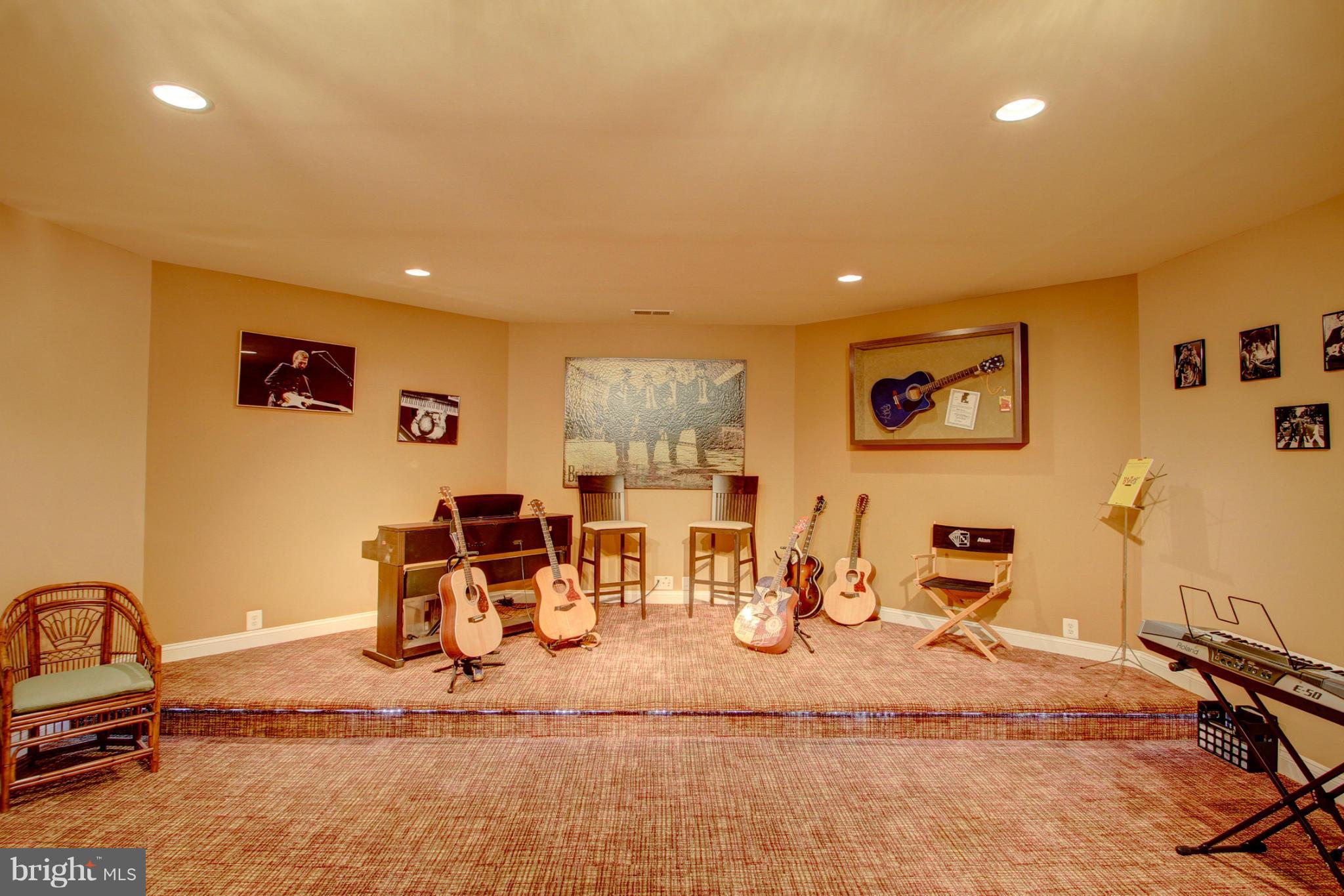 866 Centrillion Drive McLean, VA 22102 - Photo 24 of 30 Lower Level Theatre//Performance Room