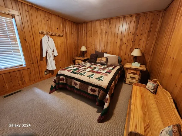 a room with furniture and a window