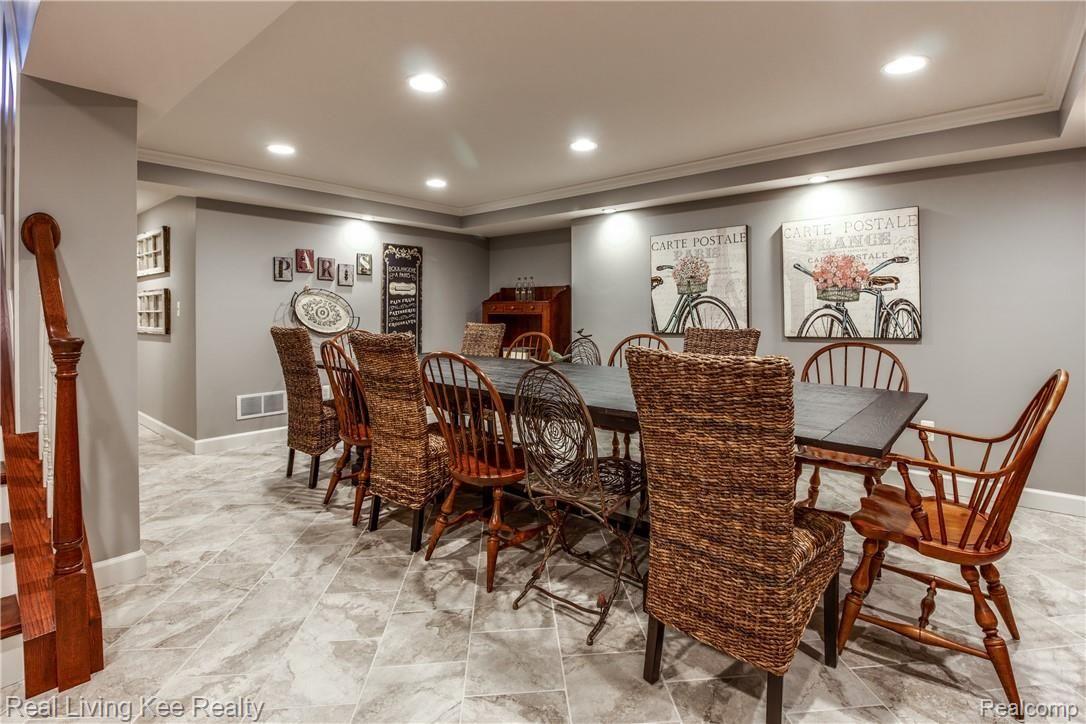 1734 Apple Ridge Court Rochester, MI 48306 - Photo 47 of 56 Large Dining Area in Lower Level