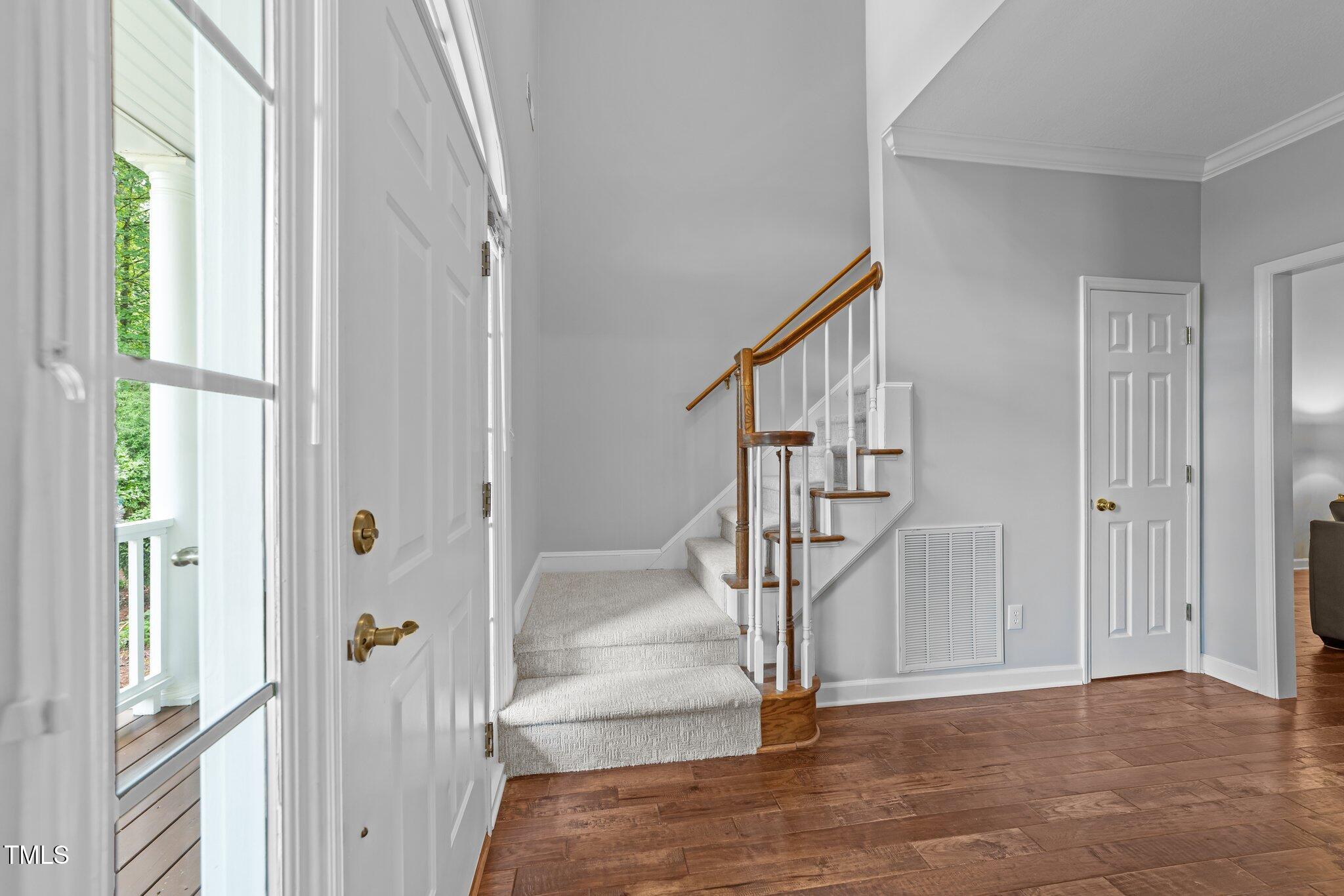 1245 Torchlight Way Raleigh, NC 27603 - Photo 5 of 47 Handscraped hickory floors