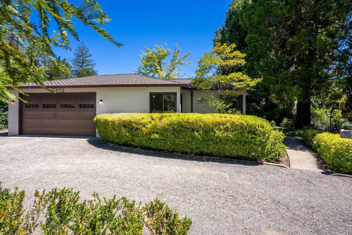 16899 Kennedy Road Los Gatos, CA 95032 - Photo 22 of 61 a house view with a garden space