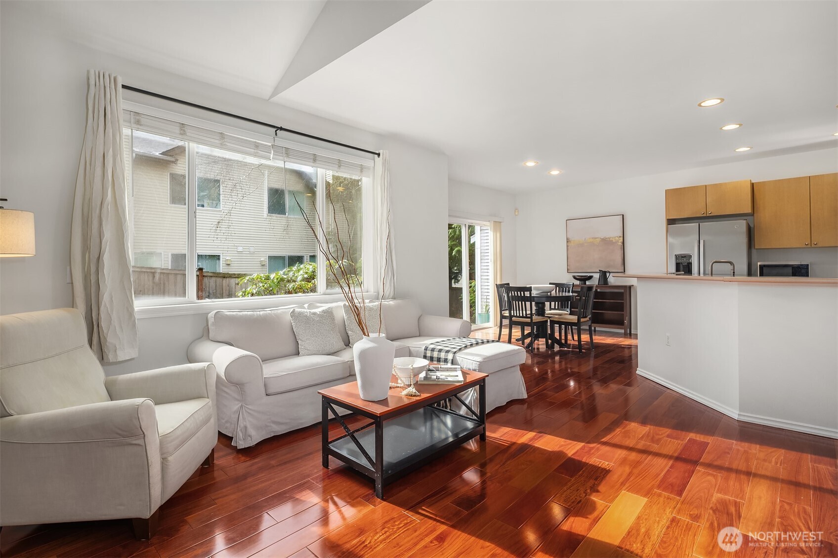 325 South 51st Street, Unit A Renton, WA 98055 - Photo 7 of 39 a living room with furniture and a large window