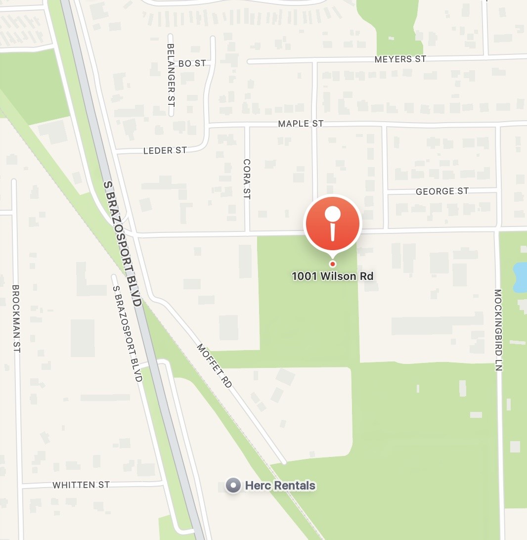 1001 Wilson Road Clute, TX 77531 - Photo 5 of 5 a picture of a bench in a glass window