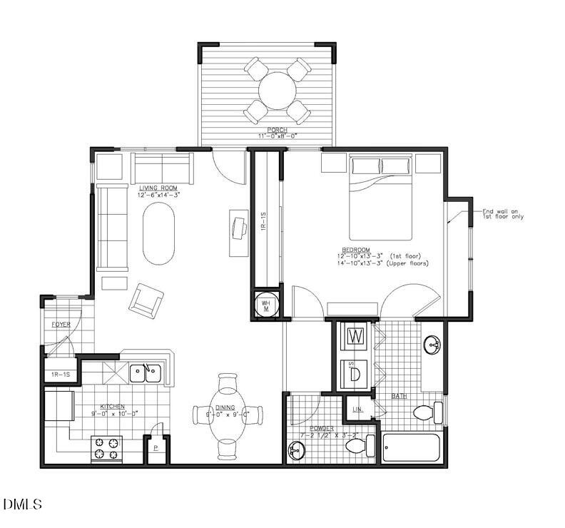 710 North Person Street, Unit 306 Raleigh, NC 27604 - Photo 41 of 41 floorplan