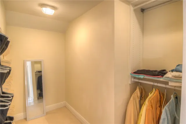 a view of walk in closet