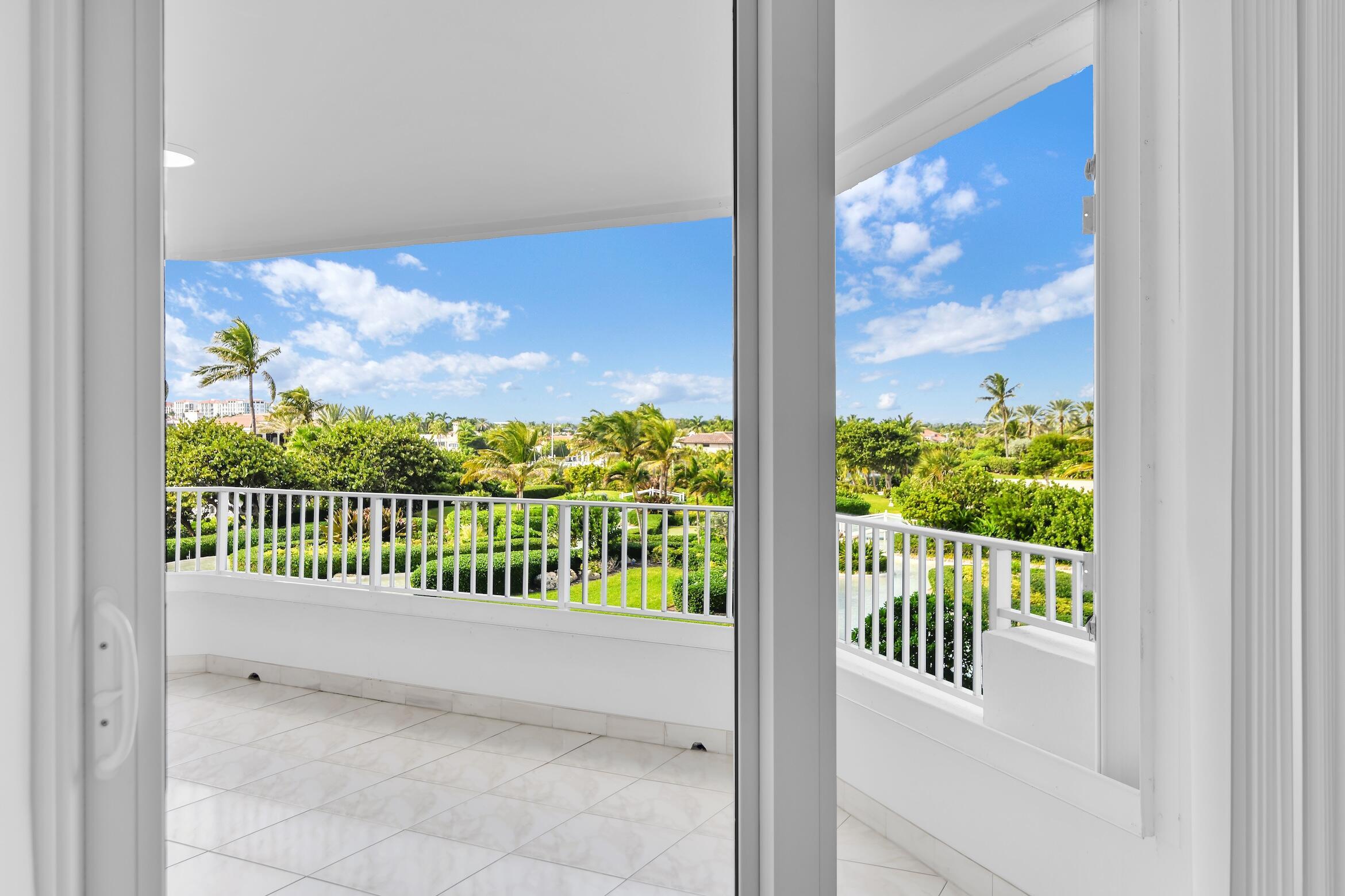 550 South Ocean Boulevard, Unit 403 Boca Raton, FL 33432 - Photo 15 of 55 a view of a balcony with a porch