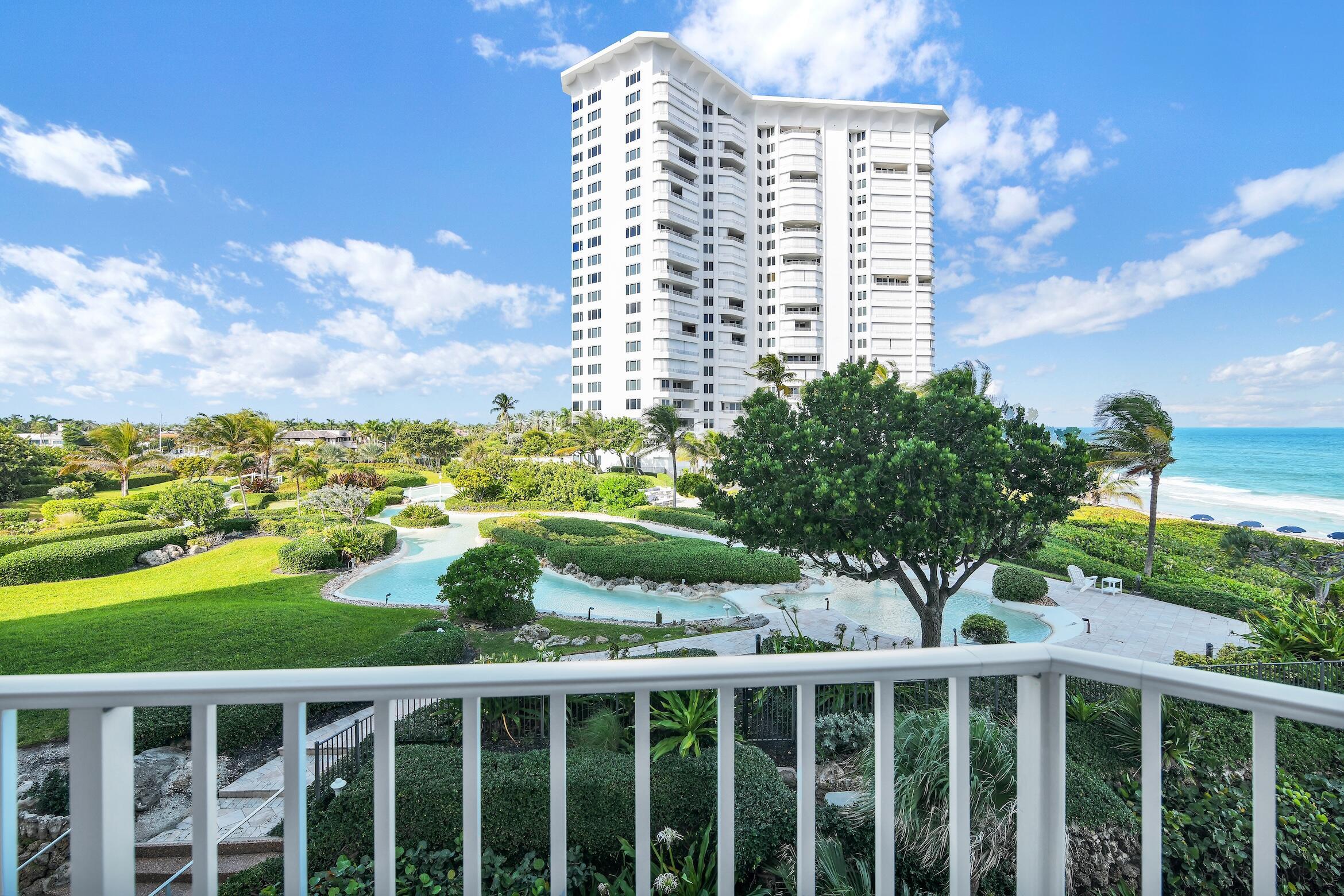 550 South Ocean Boulevard, Unit 403 Boca Raton, FL 33432 - Photo 23 of 55 a view of a balcony with chairs