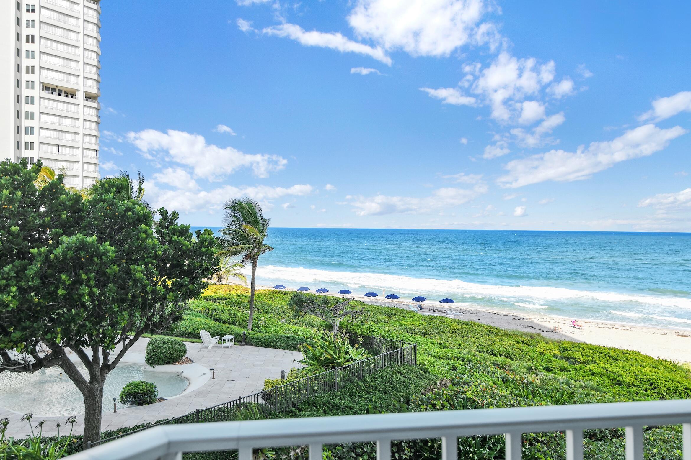 550 South Ocean Boulevard, Unit 403 Boca Raton, FL 33432 - Photo 3 of 55 a view of yard with ocean view