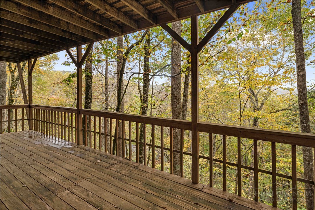 265 Leatherwood Road Banner Elk, NC 28604 - Photo 34 of 42 a view of porch with wooden floor