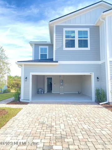 a front view of house with yard