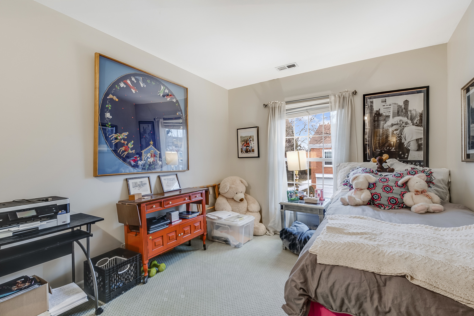 731 Raleigh Court Northbrook, IL 60062 - Photo 9 of 23 a bedroom with bed and wooden floor