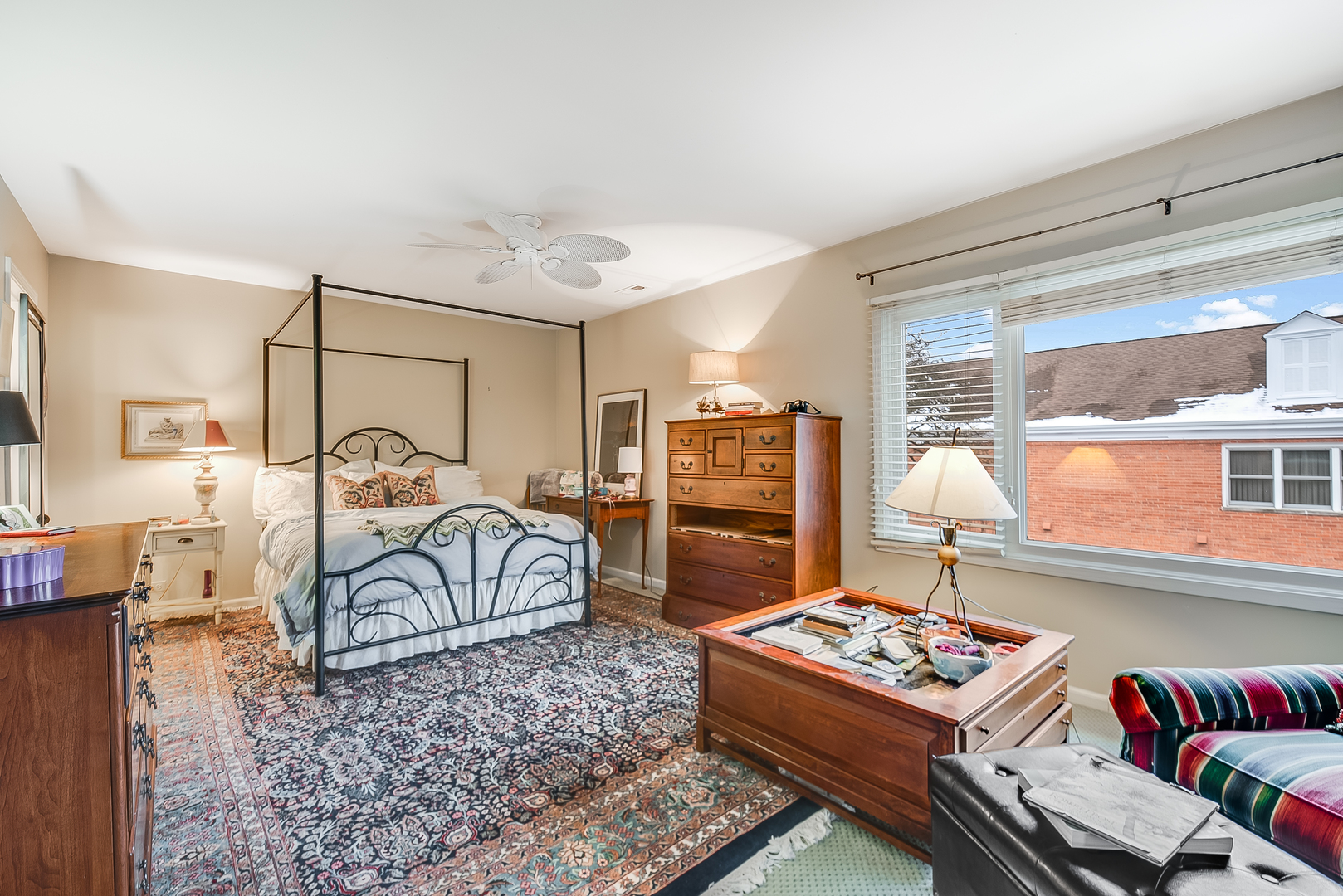 731 Raleigh Court Northbrook, IL 60062 - Photo 10 of 23 a bedroom with furniture and a large window