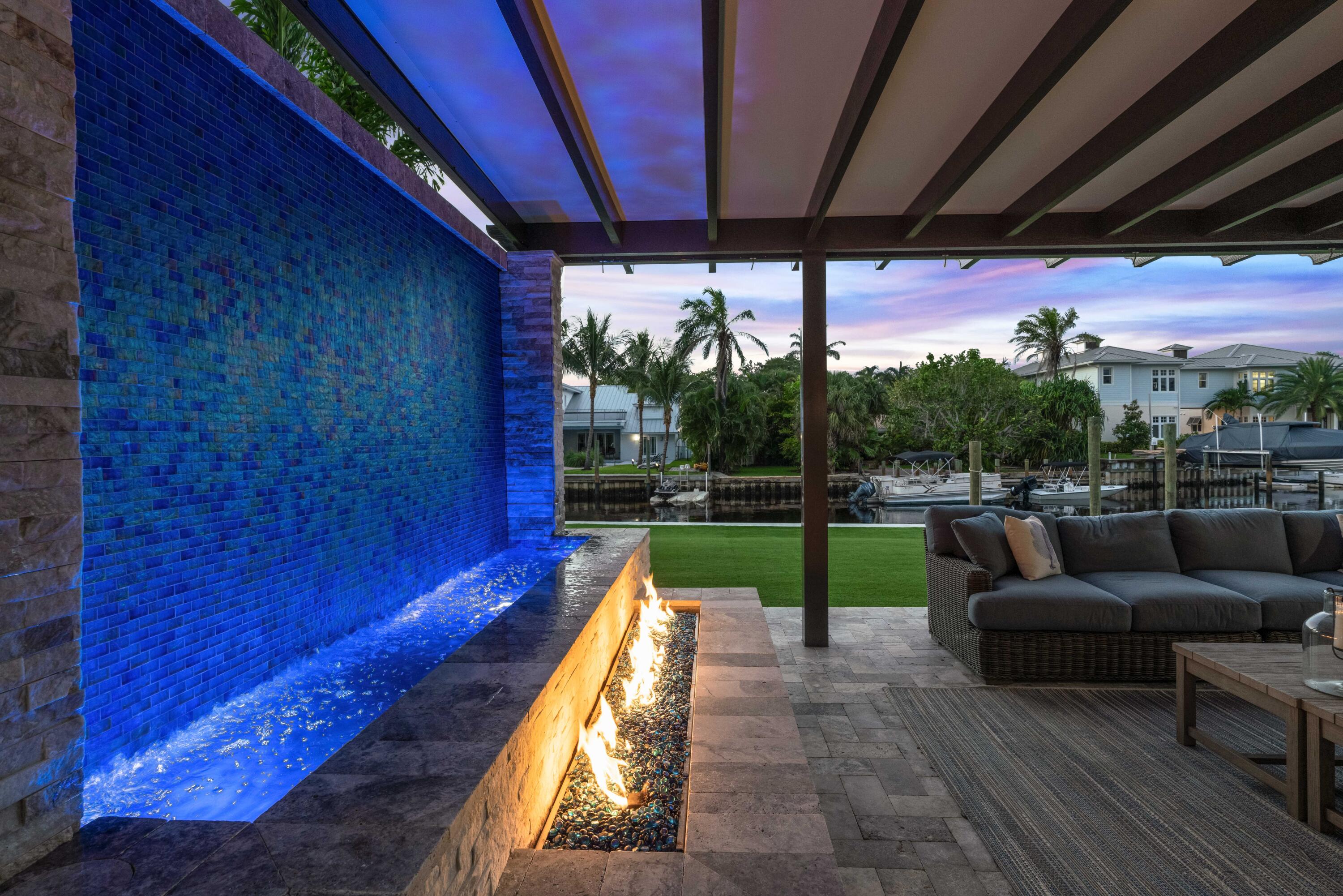 261 Old Jupiter Beach Road Jupiter, FL 33477 - Photo 64 of 97 Fire & Waterfall