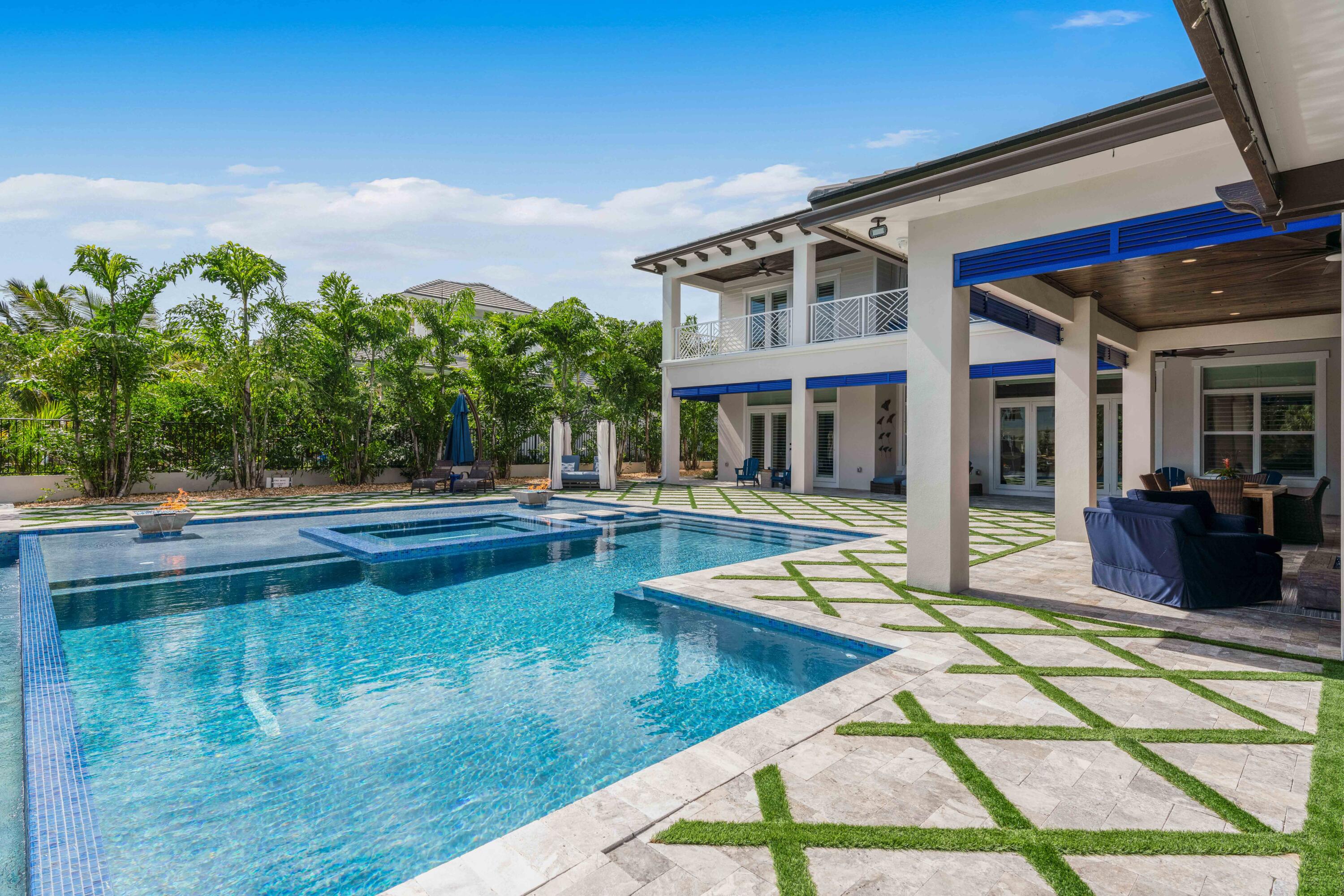 261 Old Jupiter Beach Road Jupiter, FL 33477 - Photo 67 of 97 Custom Pool