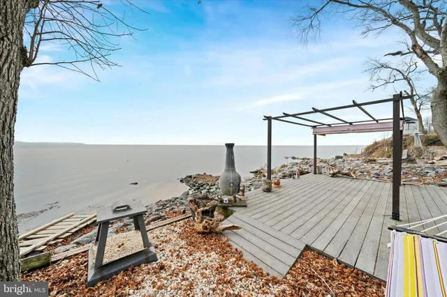 a view of outdoor space with seating area