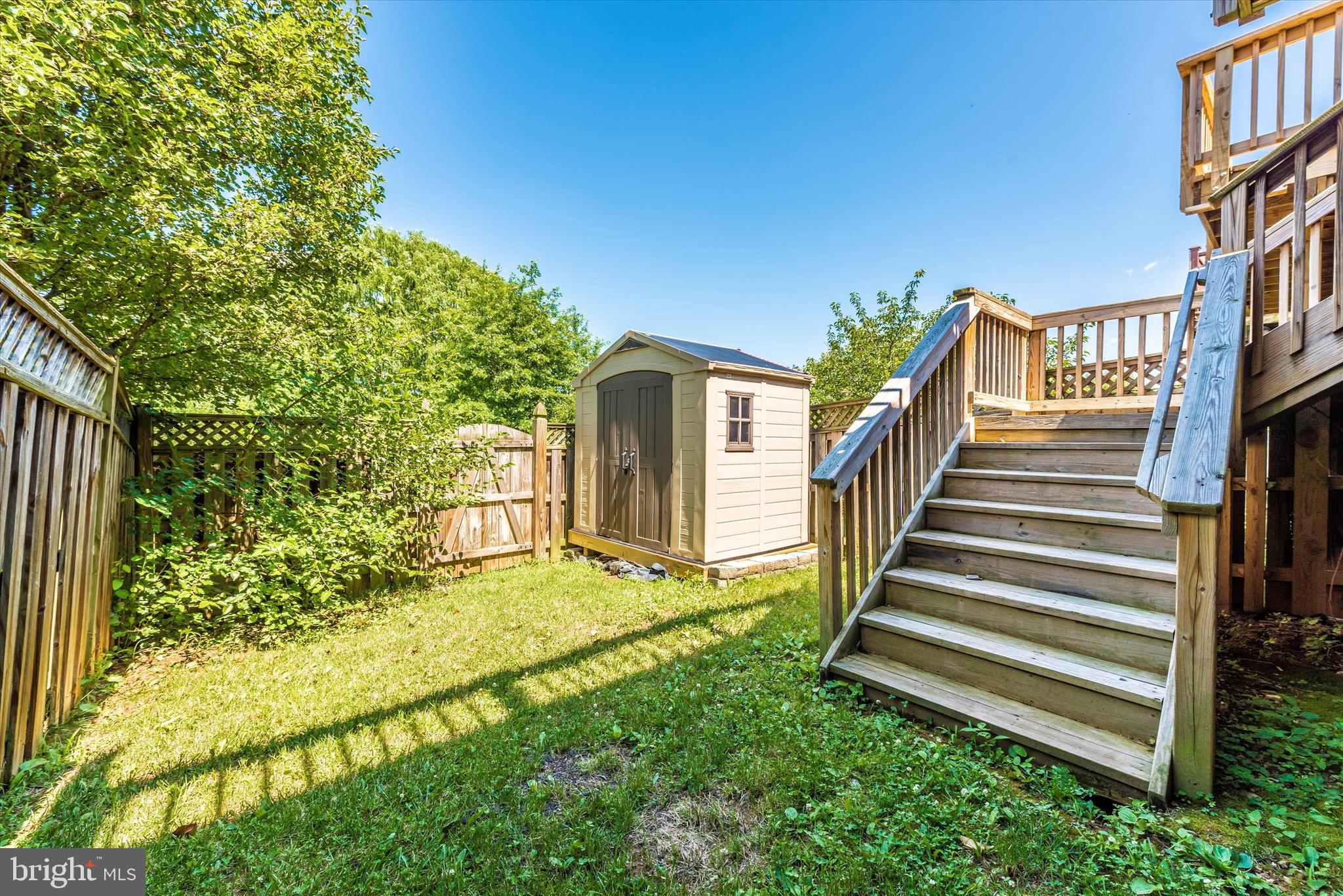 202 Timber View Court Frederick, MD 21702 - Photo 27 of 31 Fully fenced rear yard with storage shed.