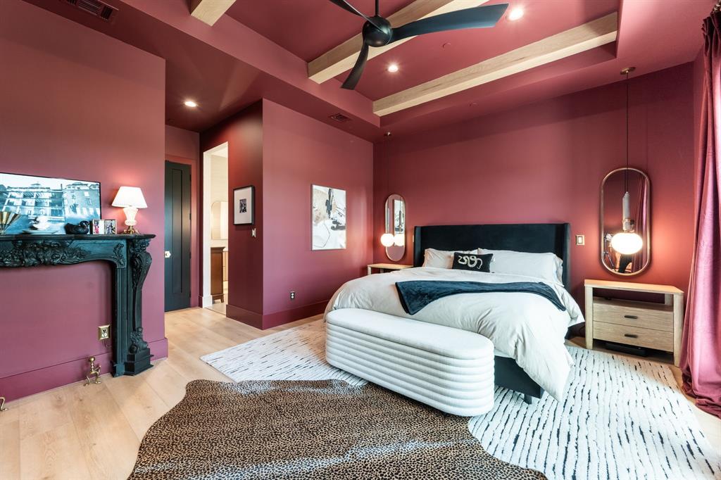 2396 County Road 2145 Cooper, TX 75432 - Photo 22 of 40 a bedroom with a bed and a mirror
