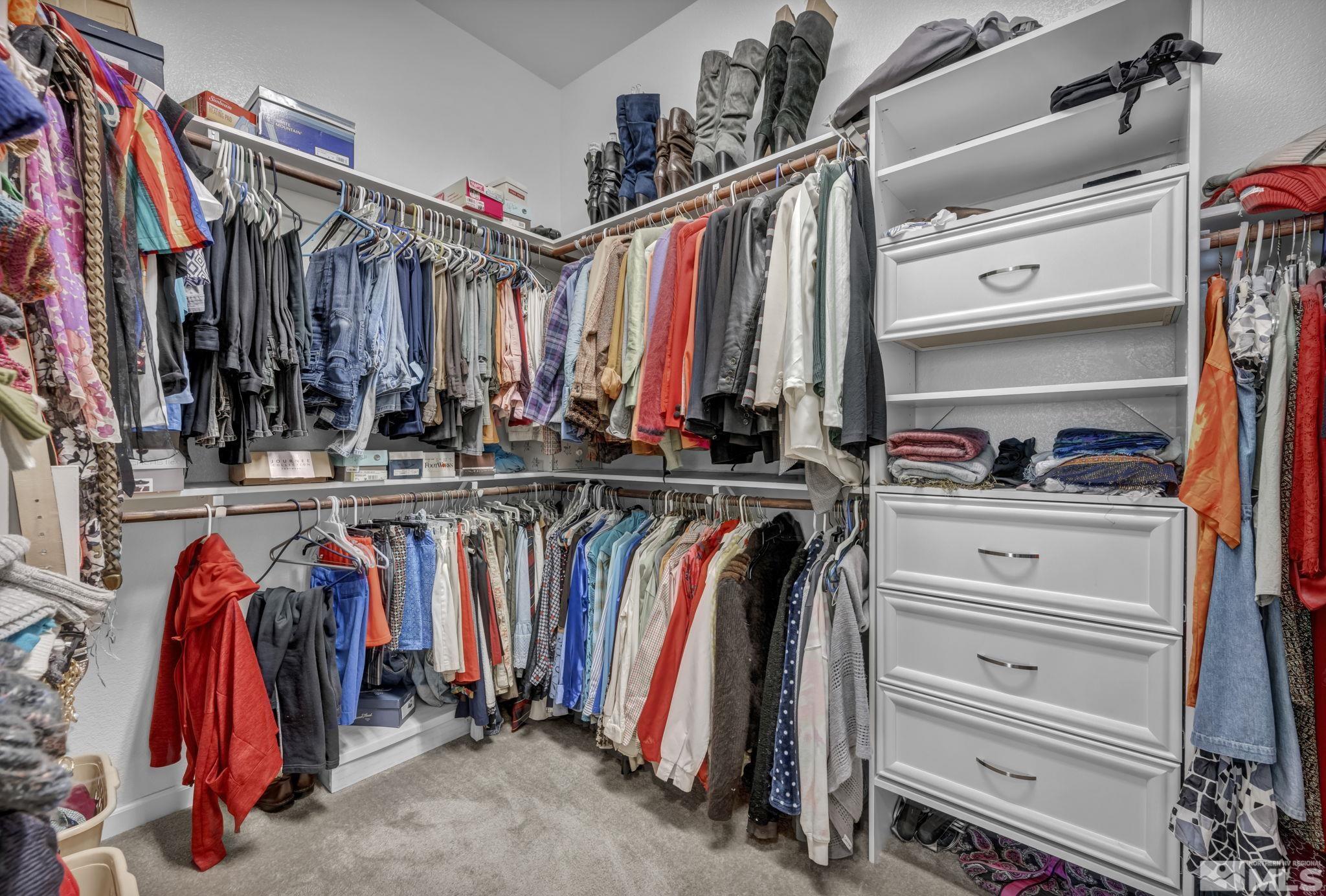 9500 Hawkshead Road Reno, NV 89521 - Photo 26 of 40 a view of walk in closet with clothes