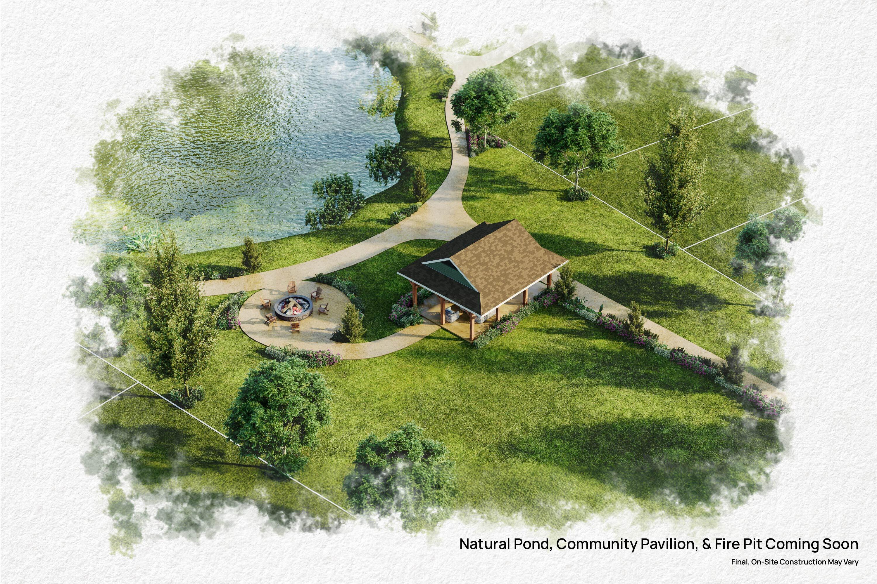 709 Ronaldsay Road Grovetown, GA 30813 - Photo 35 of 35 Pavilion and firepit rendering