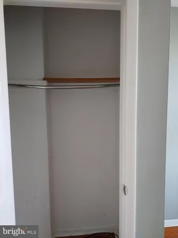 a close view of closet