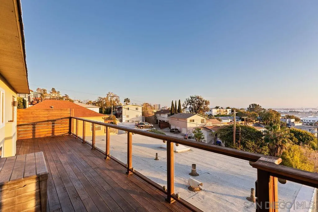 1570 Linwood Street San Diego, CA 92103 - Photo 19 of 36 a view of a balcony with an outdoor space