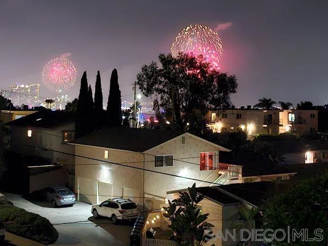 1570 Linwood Street San Diego, CA 92103 - Photo 35 of 36 a roof deck with table and chairs