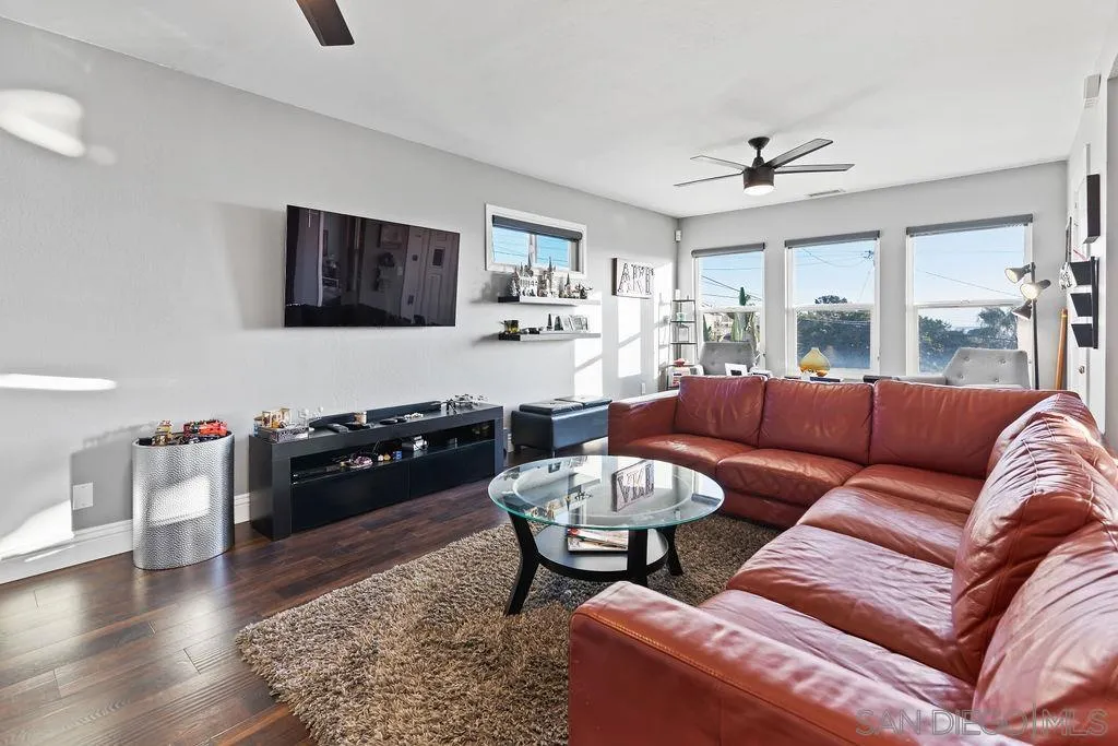 1570 Linwood Street San Diego, CA 92103 - Photo 4 of 36 a living room with furniture and a flat screen tv