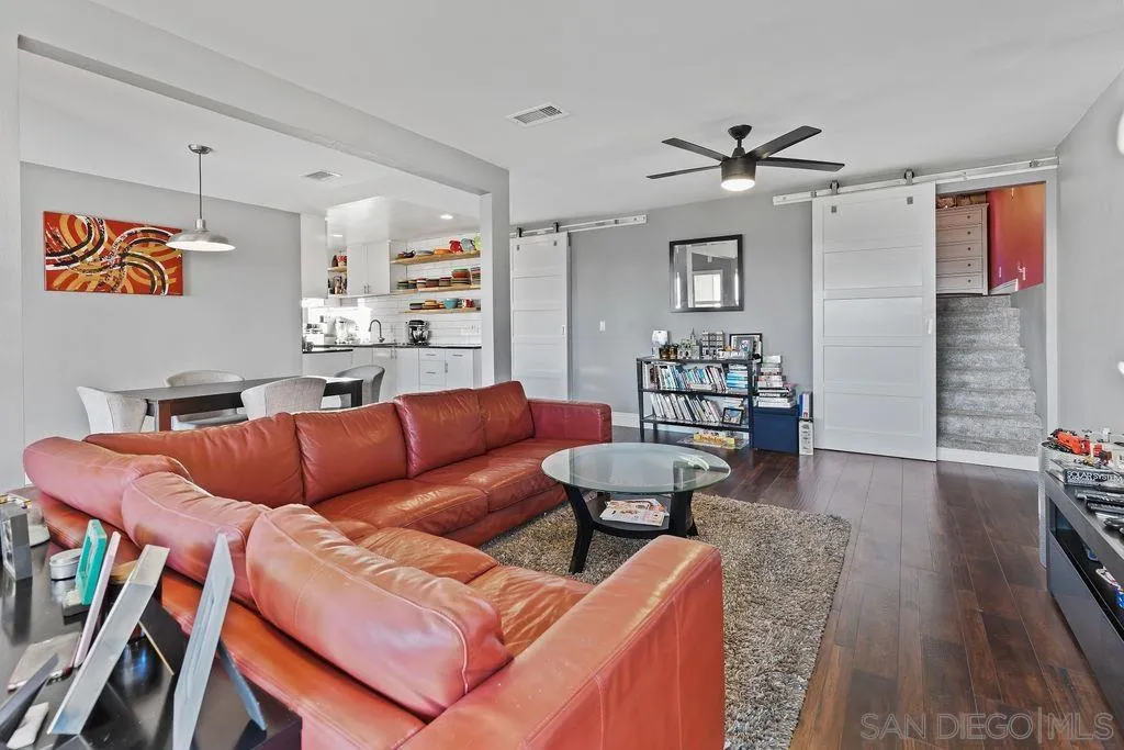 1570 Linwood Street San Diego, CA 92103 - Photo 7 of 36 a living room with furniture and wooden floor