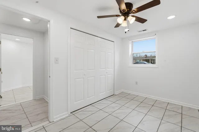 a view of an empty room