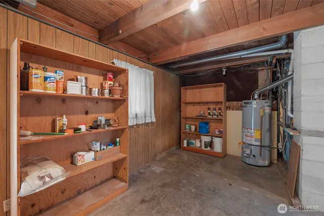 a view of store room with cabinet