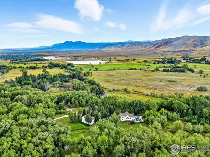 a view of an outdoor space and a mountain
