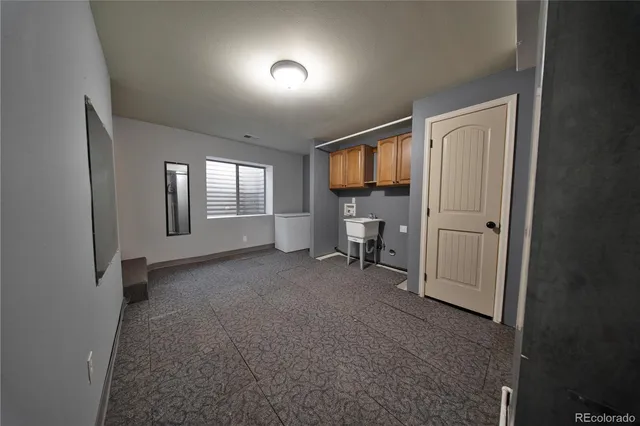 a view of empty room