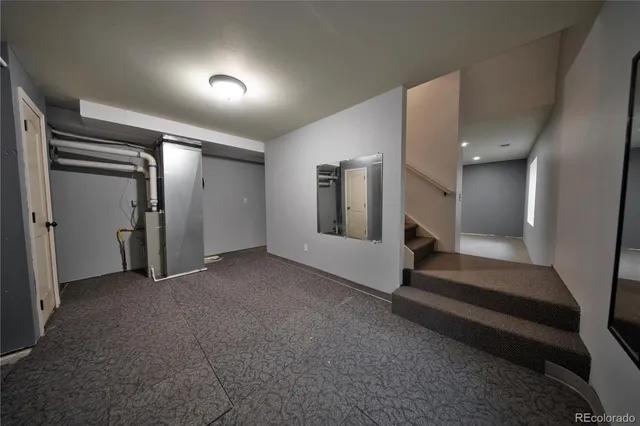 a view of backyard with green space