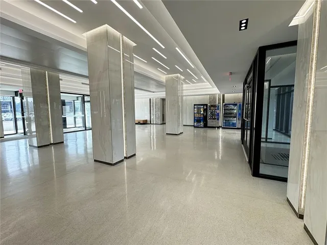 a lobby with entryway and livingroom