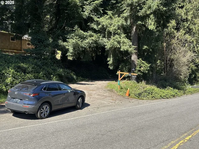 a street sign that is sitting in the middle of a yard
