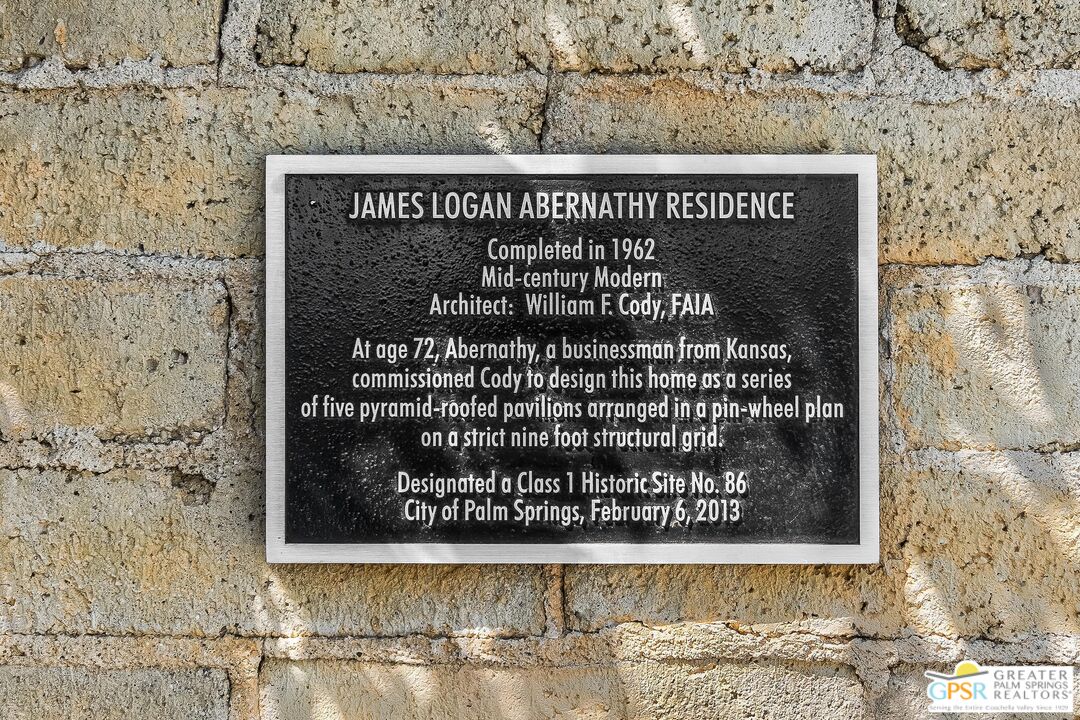 611 North Phillips Road Palm Springs, CA 92262 - Photo 10 of 10 view of a wooden door with a wall