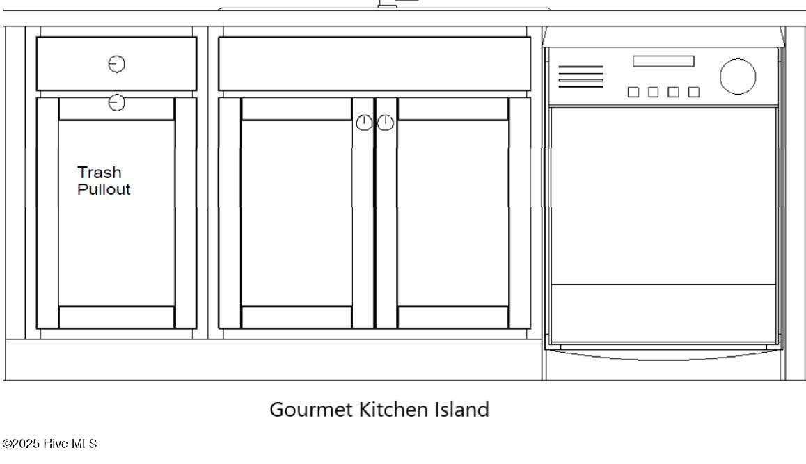 6227 Raystone Way Leland, NC 28451 - Photo 10 of 39 Kitchen Island Cabinet layout only