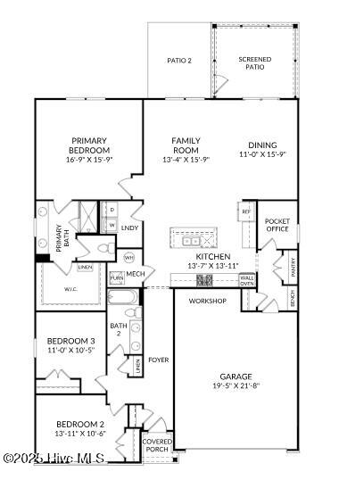 6227 Raystone Way Leland, NC 28451 - Photo 39 of 39 Floor plan