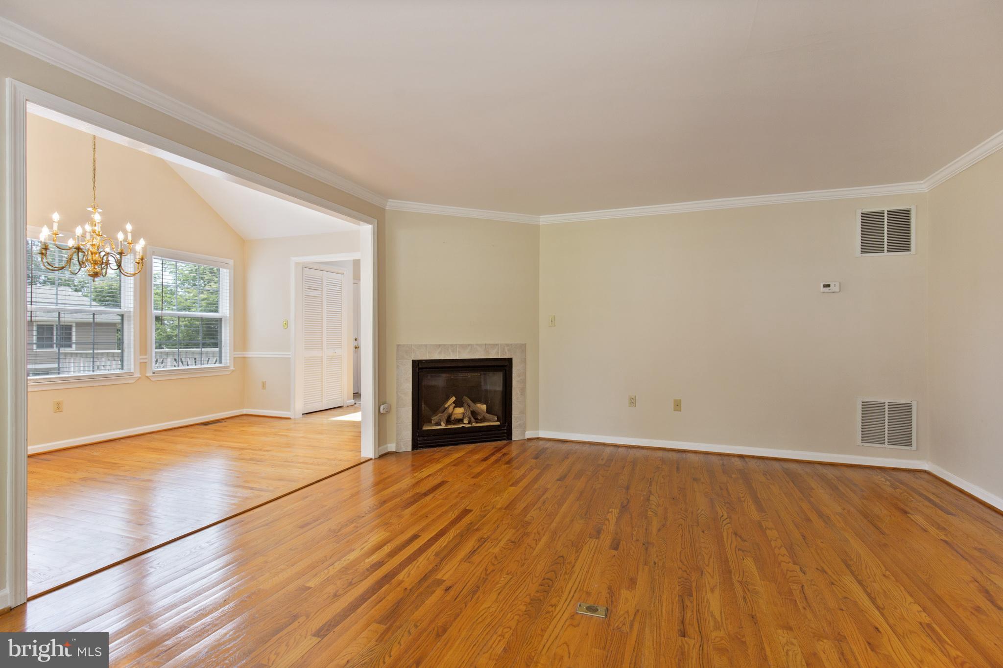 5875 Bayside Road St. Leonard, MD 20685 - Photo 3 of 29 Huge Living Room w/Gorgeous HW Floors, Gas FP