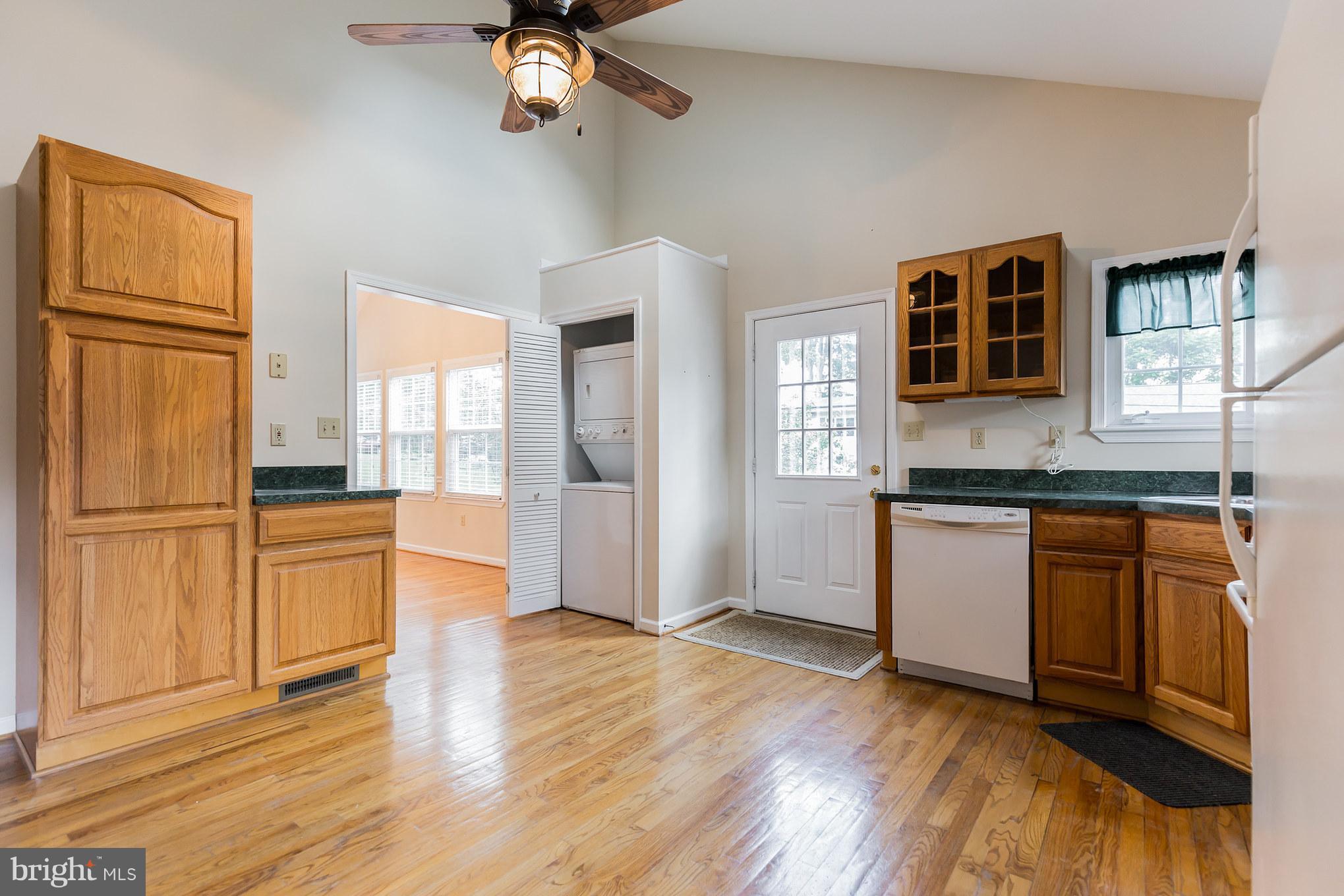 5875 Bayside Road St. Leonard, MD 20685 - Photo 8 of 29 Kitchen w/HW Floors, Walkout to Huge Deck