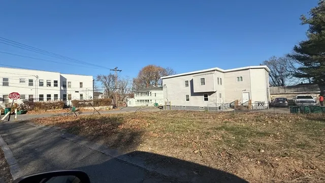 a view of a house with a outdoor space