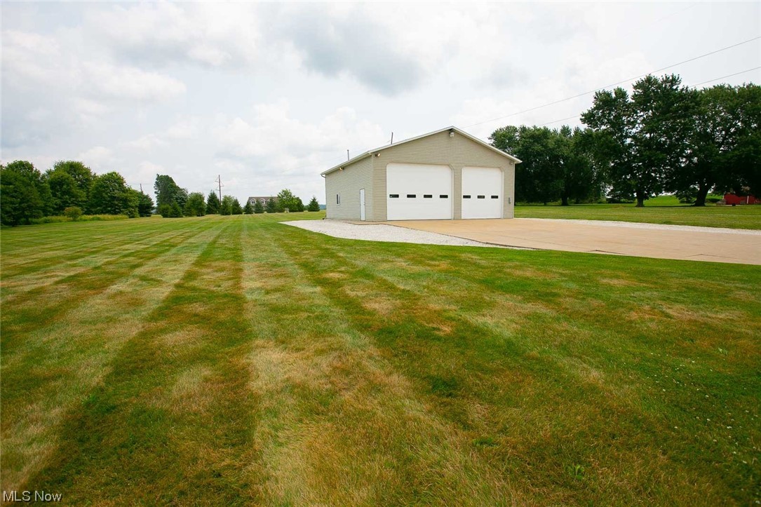 14711 Hatfield Road Rittman, OH 44270 - Photo 13 of 35 Looking back from house driveway to 36 x 40 pole building.
