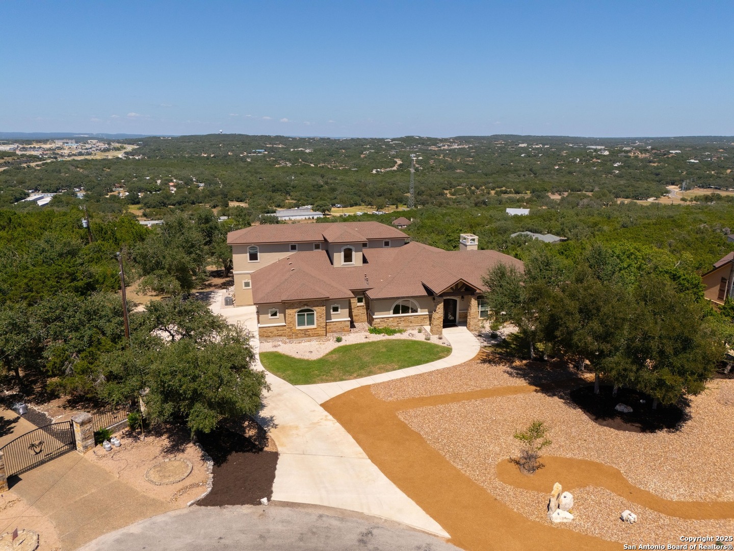 8 Braeburn Court Bulverde, TX 78163 - Photo 6 of 64 an aerial view of residential house with outdoor space