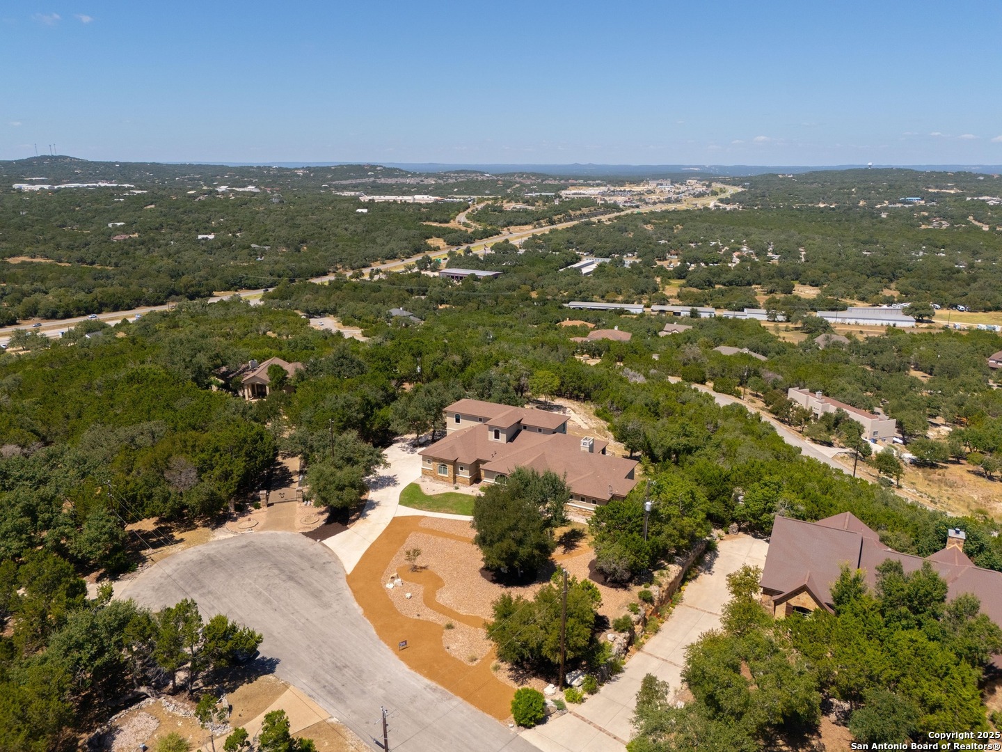 8 Braeburn Court Bulverde, TX 78163 - Photo 61 of 64 an aerial view of residential houses with outdoor space