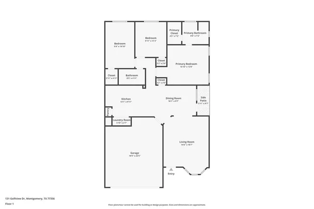 $1,455 | 131 Golfview Court, Conroe, TX 77356