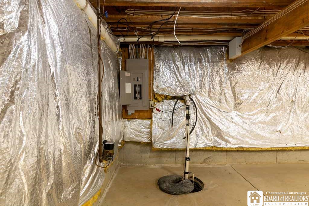 11 Pleasant Avenue Pomfret, NY 14063 - Photo 37 of 45 Breaker box / Sump pump