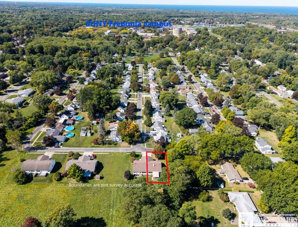 11 Pleasant Avenue Pomfret, NY 14063 - Photo 9 of 45 Overall placement in relation to campus w/estimate