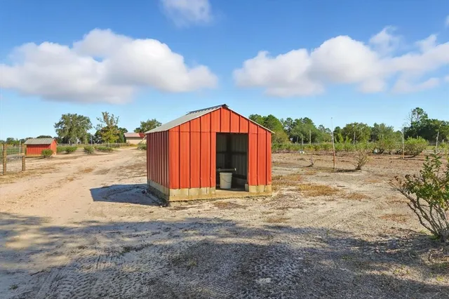 a house view with a garden space