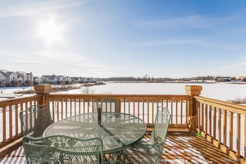 24901 Reeds Pointe Drive, Unit 16 Novi, MI 48374 - Photo 44 of 50 View of Lake from Deck