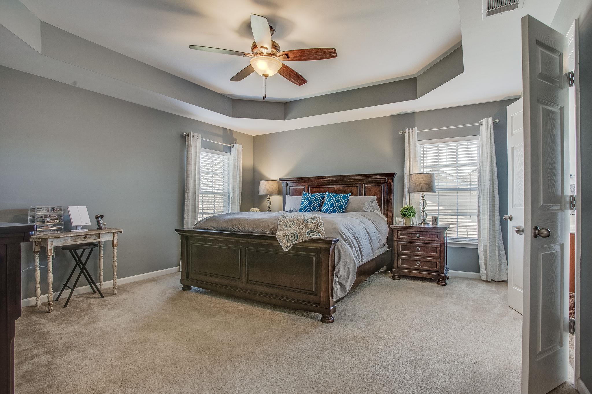 2016 Red Jacket Trace Spring Hill, TN 37174 - Photo 10 of 24 Master bedroom with trey ceiling.